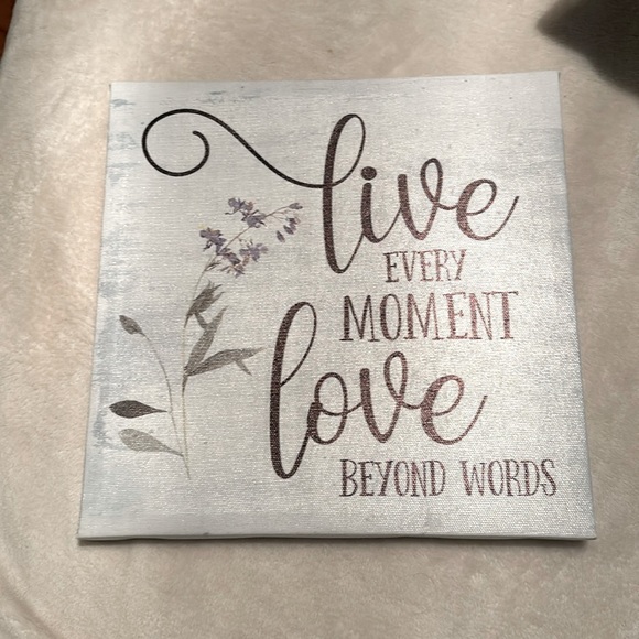 Other - cute wall decor, has built in hook to hang on wall